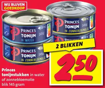Nettorama Princes tonijnstukken aanbieding