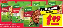 Nettorama Knorr mixen of sauzen aanbieding