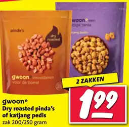 Nettorama Gwoon Dry roasted pinda's of katjang pedis aanbieding