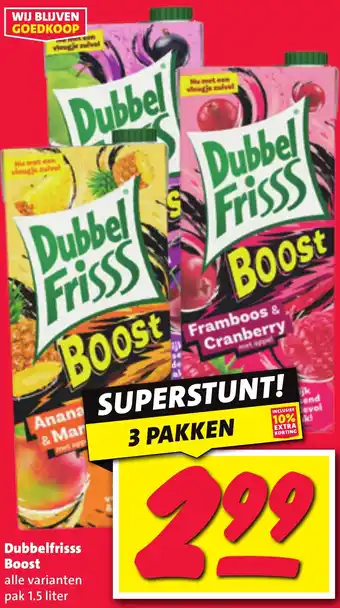 Nettorama Dubbelfrisss Boost aanbieding
