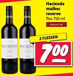 Nettorama Hacienda malbec reserve aanbieding
