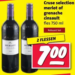 Nettorama Cruse selection merlot of grenache cinsault aanbieding