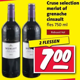 Nettorama Cruse selection merlot of grenache cinsault aanbieding