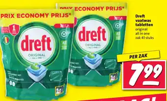 Nettorama Dreft vaatwas tabletten aanbieding