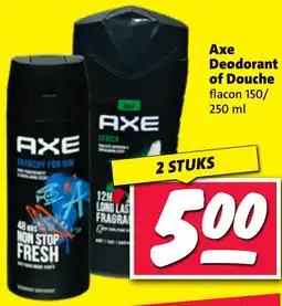 Nettorama Axe Deodorant of Douche aanbieding