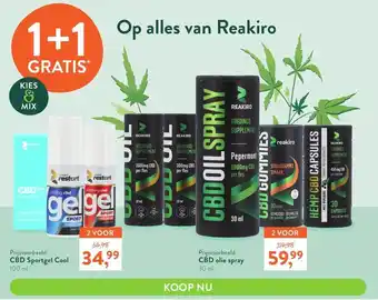 Holland & Barrett Op alles van Reakiro aanbieding