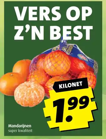 Boni Mandarijnen aanbieding