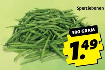Boni Sperziebonen aanbieding