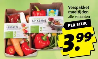 Boni Verspakket maaltijden aanbieding
