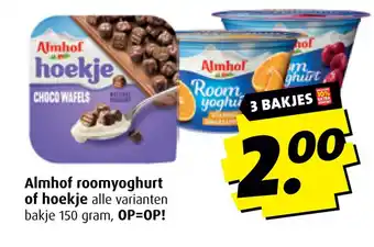 Boni Almhof roomyoghurt of hoekje aanbieding