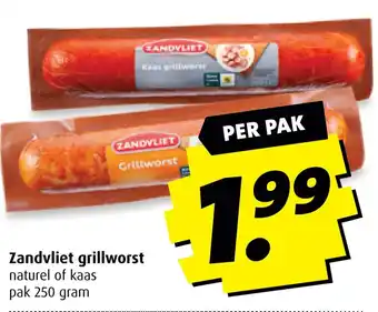 Boni Zandvliet grillworst aanbieding