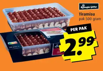 Boni Tiramisu aanbieding