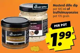 Boni Mosterd dille dip of truffelmayonaise aanbieding
