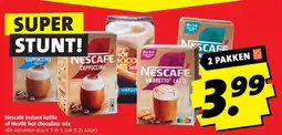 Boni Nescafé instant koffie of Nestlé hot chocolate mix aanbieding