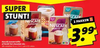 Boni Nescafé instant koffie of Nestlé hot chocolate mix aanbieding
