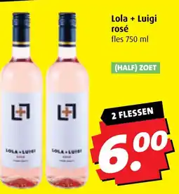 Boni Lola + Luigi rosé aanbieding