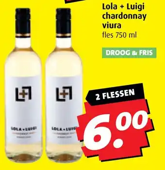 Boni Lola + Luigi chardonnay viura aanbieding