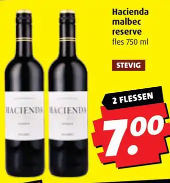 Boni Hacienda malbec reserve aanbieding