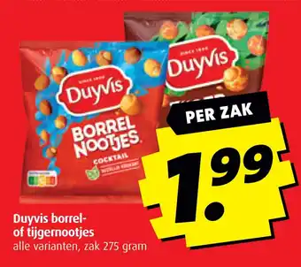 Boni Duyvis borrel of tijgernootjes aanbieding