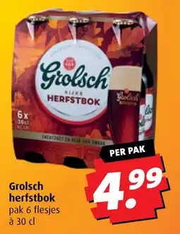Boni Grolsch herfstbok aanbieding
