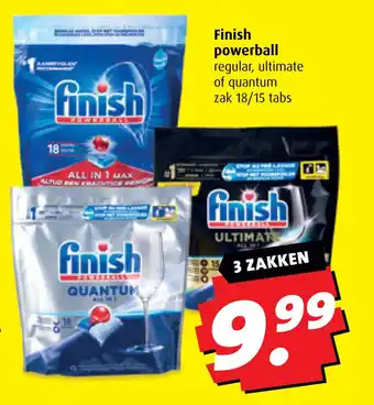 Boni Finish powerball aanbieding