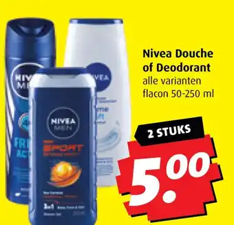 Boni Nivea Douche of Deodorant aanbieding