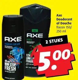 Boni Axe Deodorant of Douche aanbieding