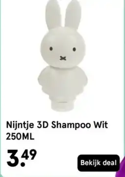 Etos Nijntje 3D Shampoo Wit 250ML aanbieding