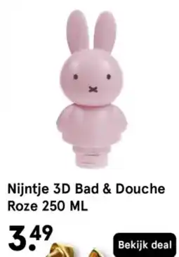 Etos Nijntje 3D Bad & Douche Roze aanbieding