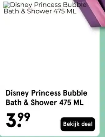 Etos Disney Princess Bubble Bath & Shower aanbieding