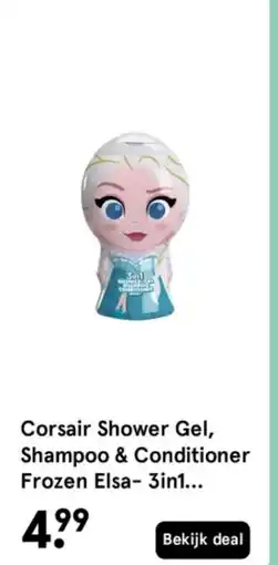 Etos Corsair Shower Gel, Shampoo & Conditioner Frozen Elsa 3in1 aanbieding