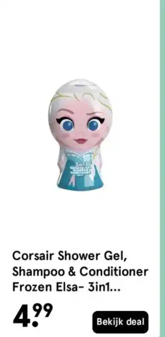 Etos Corsair Shower Gel, Shampoo & Conditioner Frozen Elsa 3in1 aanbieding