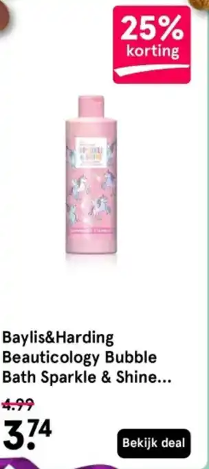 Etos Baylis&Harding Beauticology Bubble Bath Sparkle & Shine aanbieding