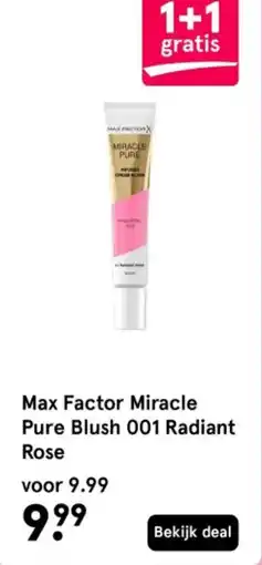 Etos Max Factor Miracle Pure Blush 001 Radiant Rose aanbieding