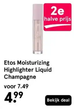Etos Etos Moisturizing Highlighter Liquid Champagne aanbieding