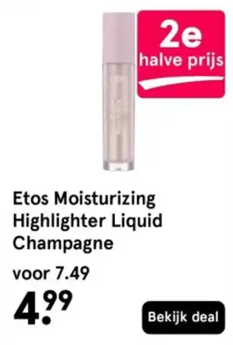 Etos Etos Moisturizing Highlighter Liquid Champagne aanbieding