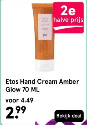 Etos Etos Hand Cream Amber aanbieding