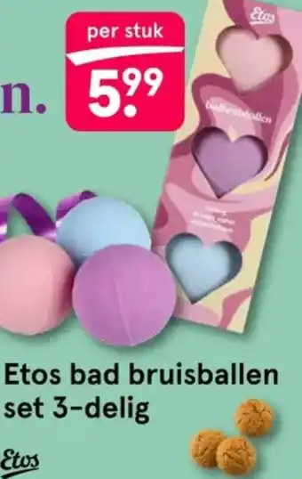 Etos Etos bad bruisballen set 3 delig aanbieding