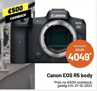 Kamera Express Canon EOS R5 body aanbieding