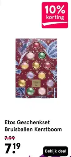 Etos Etos Geschenkset Bruisballen Kerstboom aanbieding