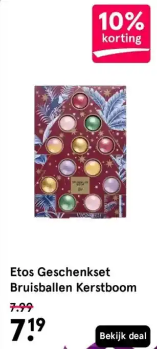 Etos Etos Geschenkset Bruisballen Kerstboom aanbieding