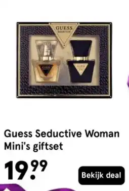 Etos Guess Seductive Woman Mini's giftset aanbieding