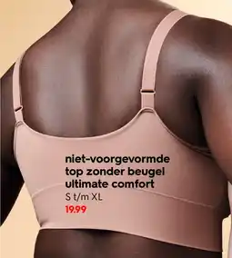 HEMA Niet voorgevormde top zonder beugel ultimate comfort aanbieding