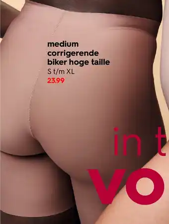 HEMA Medium corrigerende biker hoge taille aanbieding