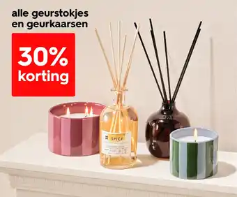 HEMA Alle geurstokjes en geurkaarsen aanbieding