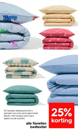 HEMA Alle flanellen bedtextiel aanbieding
