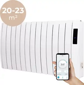 Bol.com SYLRO -WIFI-DESIGN-RADIATOR-2300W-WIT aanbieding
