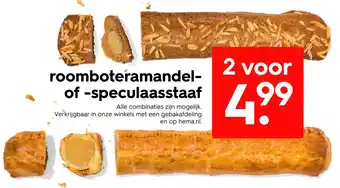 HEMA Roomboteramandel of speculaasstaaf aanbieding