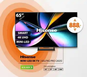 Expert Hisense Mini-LED 65U79Q PRO (2025) aanbieding