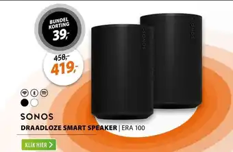 Expert Sonos ERA 100 Zwart aanbieding